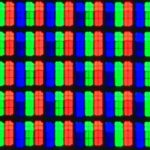 Samsung Q70R Subpixel Struktur des VA LCD Panels