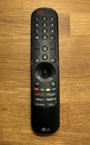 LG OLED42C3 Magic Remote oben