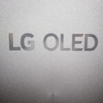 LG OLED42C3 Rückseite Logo