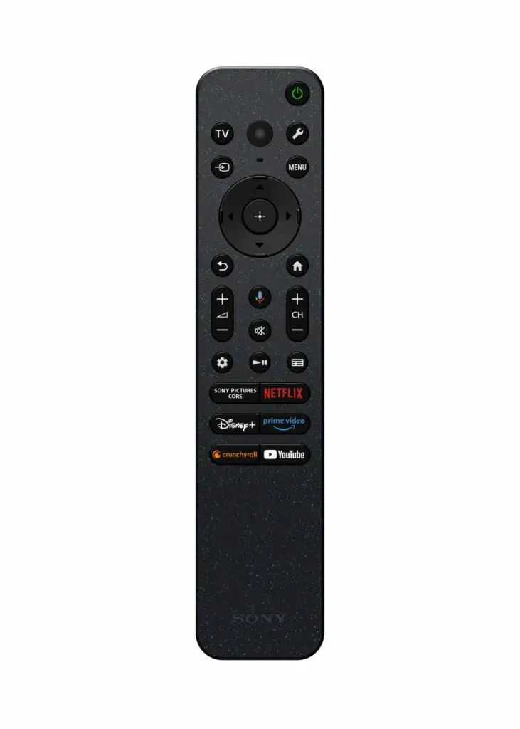 Sony Eco Remote mit wenigen Tasten (© Sony)