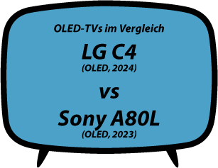 header vs LG C4 vs Sony A80L