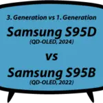 header vs Samsung S95D vs Samsung S95B