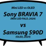 header vs Sony BRAVIA 7 XR70 vs Samsung S90D