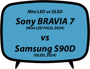 header vs Sony BRAVIA 7 XR70 vs Samsung S90D