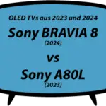 header vs Sony BRAVIA 8 XR80 vs Sony A80L