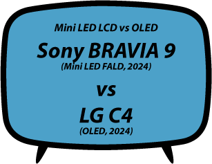 header vs Sony BRAVIA 9 XR90 vs LG C4