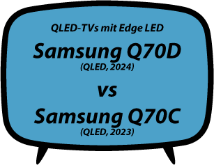 header vs Samsung Q70D vs Q70C