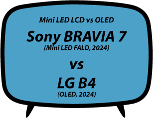 header vs Sony BRAVIA 7 XR70 vs LG B4