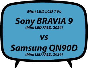 header vs Sony BRAVIA 9 XR90 vs Samsung QN90D