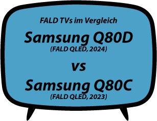 header vs Samsung Q80D vs Q80C