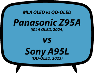 header vs Panasonic Z95A vs Sony A95L