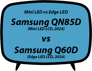 header vs Samsung QN85D vs Samsung Q60D