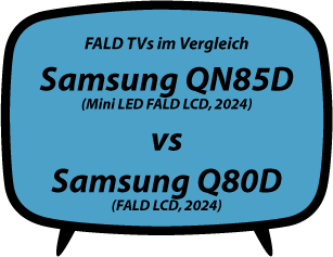 header vs Samsung QN85D vs Samsung Q80D