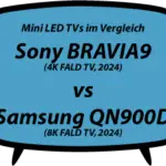 header vs Sony BRAVIA 9 XR90 vs Samsung QN900D