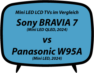 header vs Sony BRAVIA7 XR70 vs Panasonic W95A