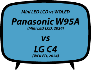 header vs Panasonic W95A vs LG C4