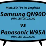 header vs Samsung QN90D vs Panasonic W95A