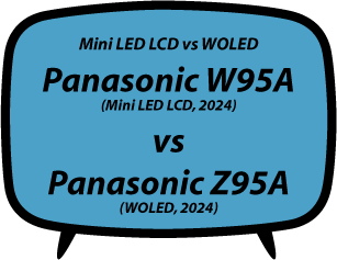 header vs Panasonic W95A vs Panasonic Z95A